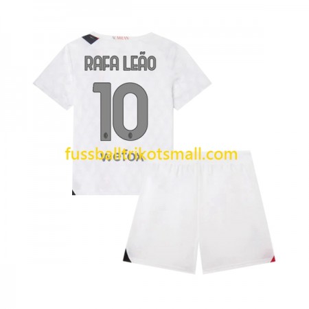 Fußballtrikots AC Mailand Rafael Leao 10 Kinder 2023-2024 Kurzarm Auswärts-trikot kaufen